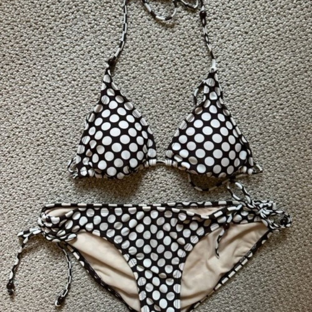 Brown Dot Bikini - SUMMER SWIMSUIT SALE!